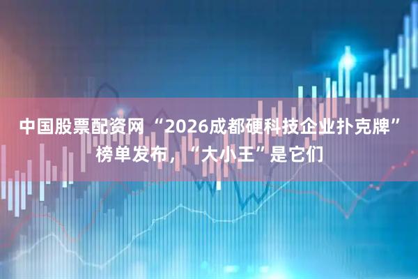 中国股票配资网 “2026成都硬科技企业扑克牌”榜单发布，“大小王”是它们